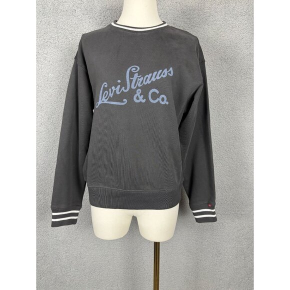 Levi's Tops - Levi's Women's Heritage Sport Logo Long-Sleeve Sweatshirt Black Size XS NWT's.